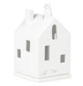 Cat on Roof Porcelain Tealight House