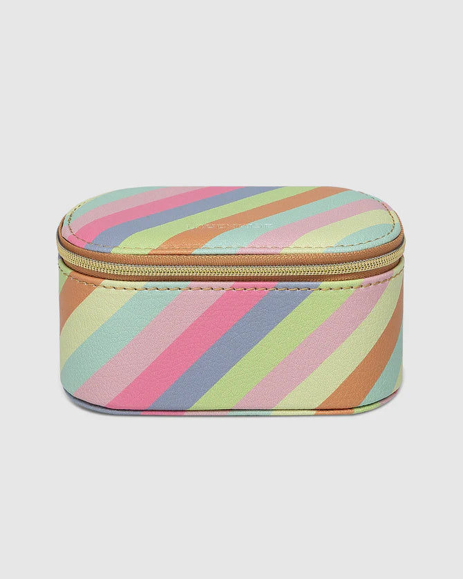 Olive Jewel Box Pastel Stripe