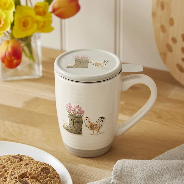 Hen House Lane Infuser Mug