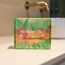 Load image into Gallery viewer, We My Happy Place Citrus Bath &amp; Body Set