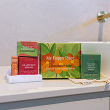 Load image into Gallery viewer, We My Happy Place Citrus Bath &amp; Body Set