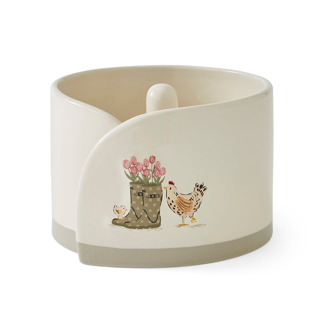 Hen House Lane Kitchen Roll Holder