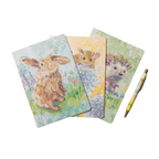 Wildlife A5 Exercise Book Set of 3