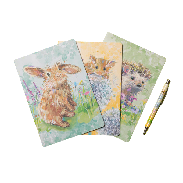 Wildlife A5 Exercise Book Set of 3