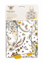 Wildflowers Hares Cotton Apron