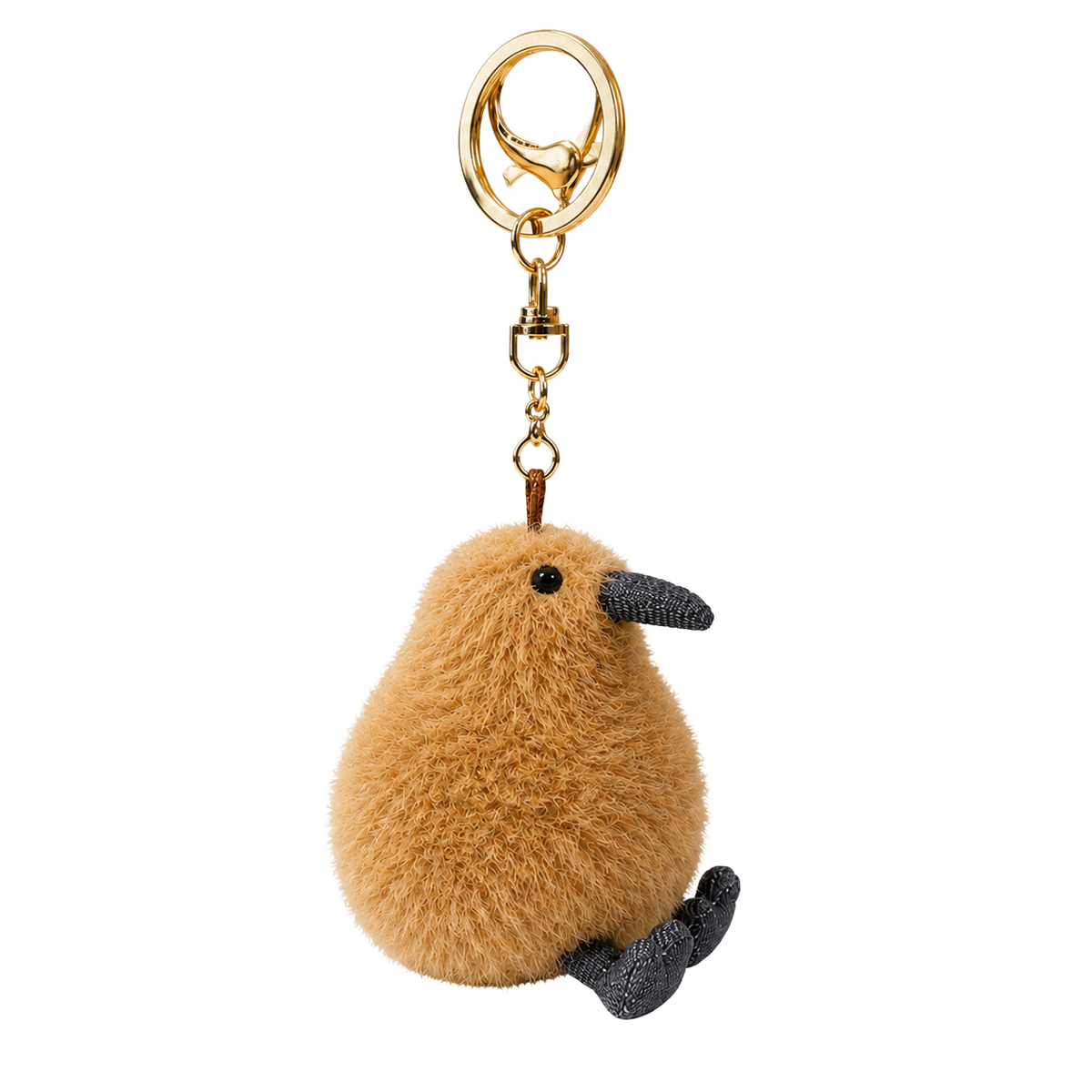 Koko the Kiwi Bag Charm Brown