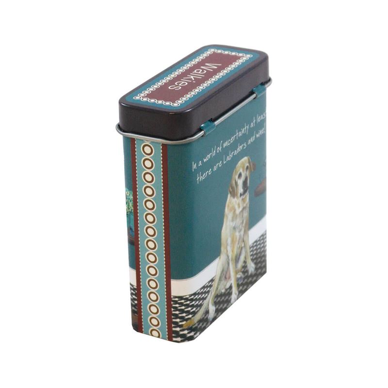 Labrador & Wine Pocket Treat Tin