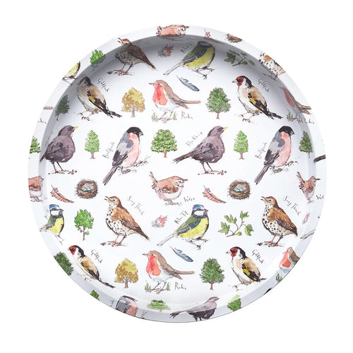 MF Bird Song Deepwell Tin Tray