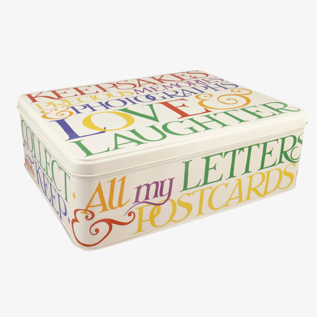 Emma Bridgewater Rainbow Toast XL Deep Rectangle Tin