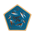 Ceramic Fishing Coaster Set of 4