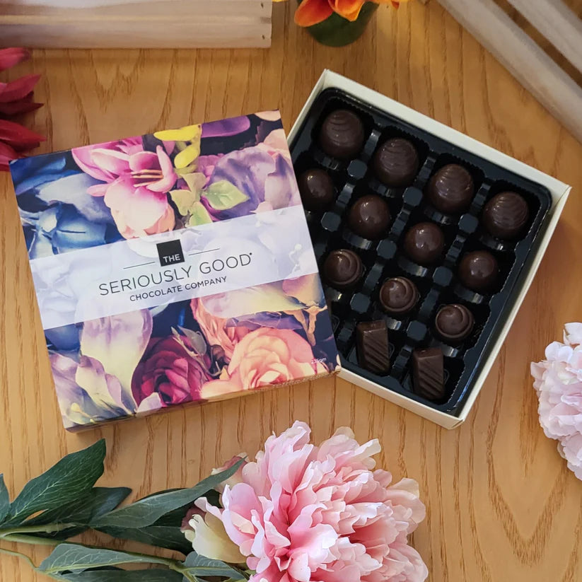 16 box Vintage Floral Assort Chocolate