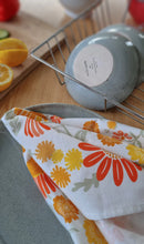 Load image into Gallery viewer, SH Marigold Tea Towel