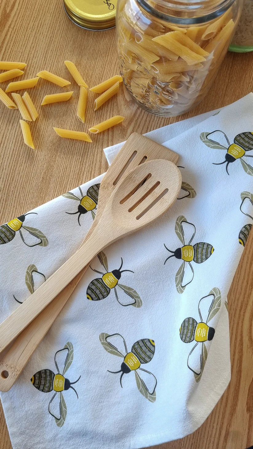SH Golden Bee Tea Towel