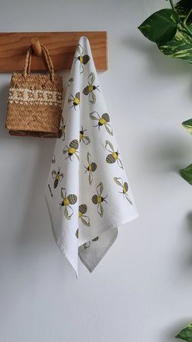 SH Golden Bee Tea Towel