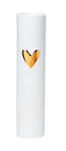 Gold Heart Vase