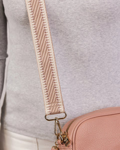 Kiki Webbing Bag Strap Blush