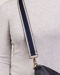 Kiki Webbing Bag Strap Navy