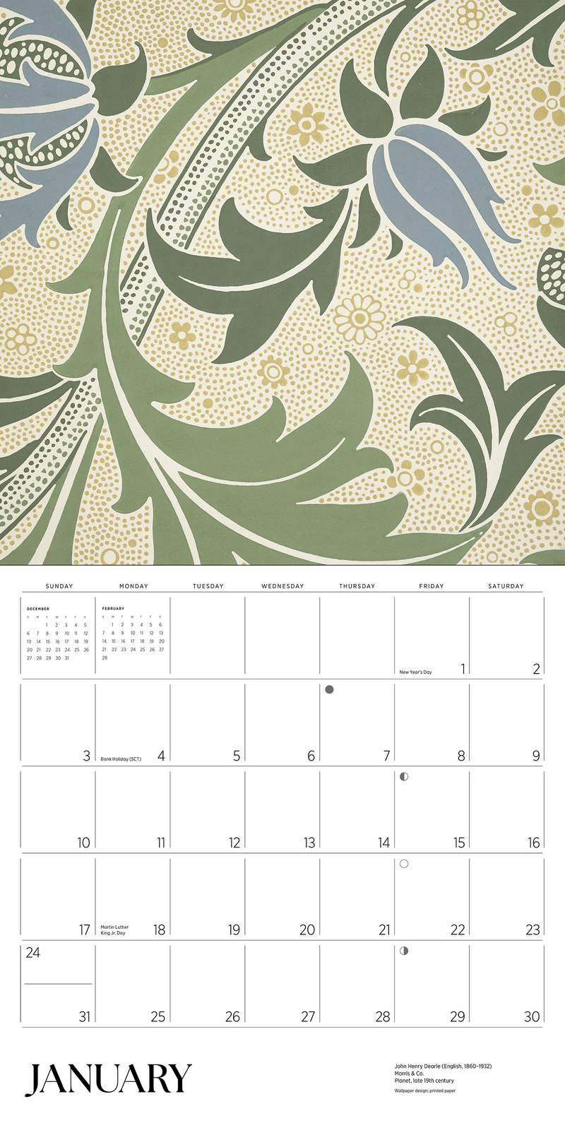 Arts & Crafts Designs 2027 Wall Calendar