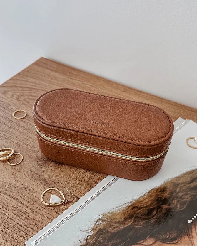 Charlee Jewellery Box Tan