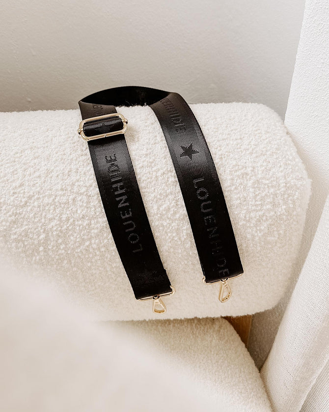 Logo Bag Strap Black