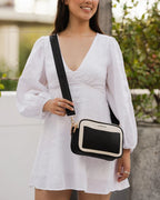 Logo Bag Strap Black