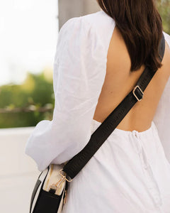 Logo Bag Strap Black