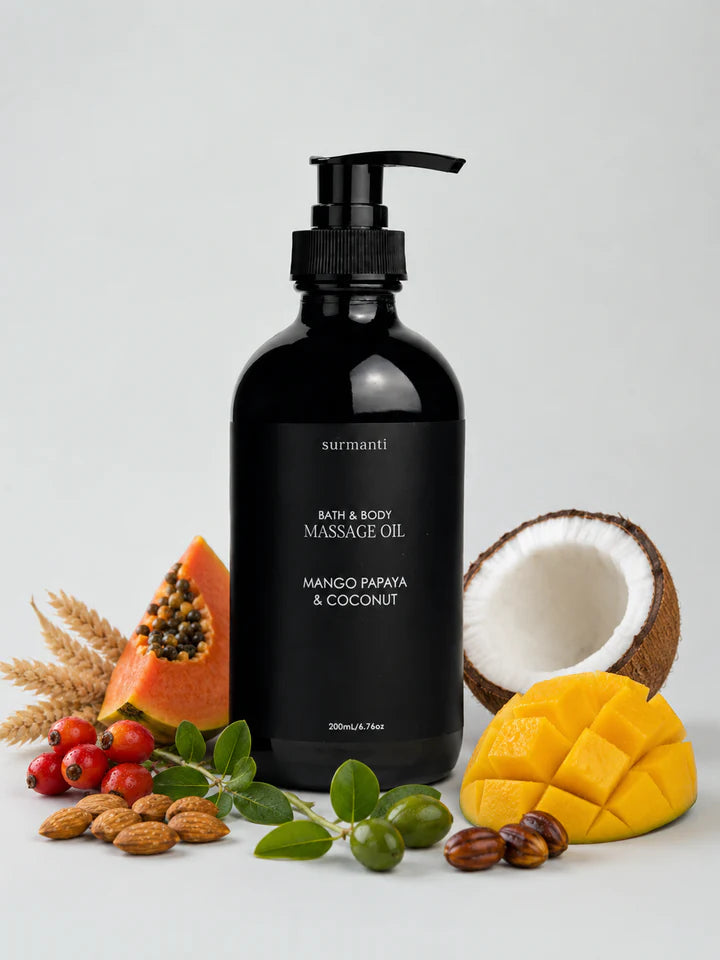 Mango Papaya & Coconut Bath & Body Massage Oil 200ml