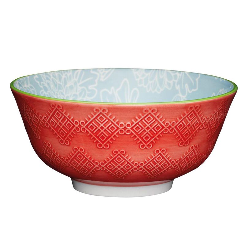 MK Bowl 15.5cm Grey Floral