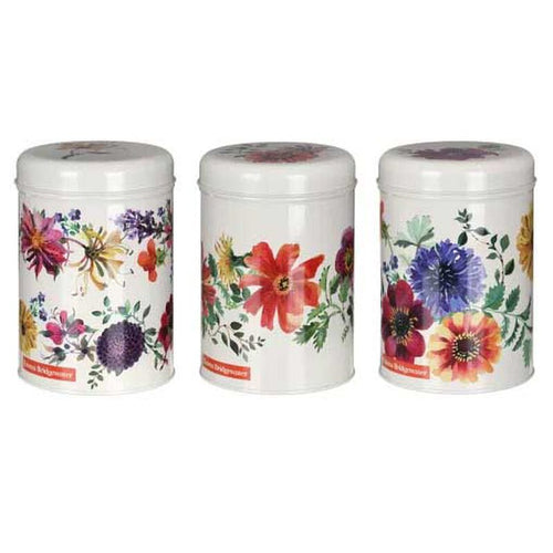 Garden Flowers Set 3 Caddies