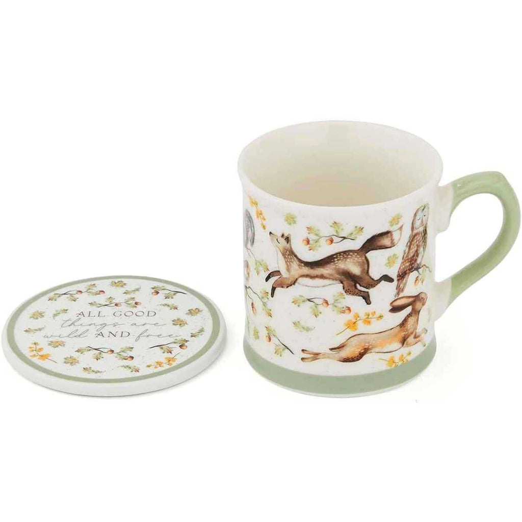 Forest Fable Mug & Coaster Set