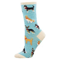 W Doggy Style Blue Heather Sock