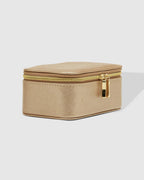 Lola Jewellery Box Metalic Champange