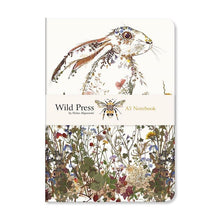 Load image into Gallery viewer, Wildflower Hare A5 Luxury Notebook
