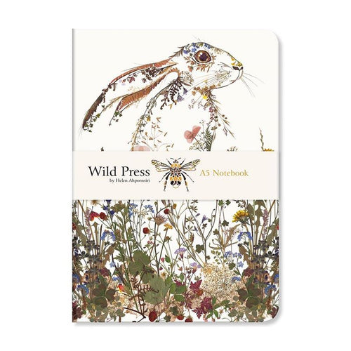 Wildflower Hare A5 Luxury Notebook