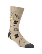 M Rock Band Sand Bamboo Sock 7-11