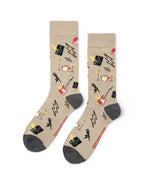 M Rock Band Sand Bamboo Sock 7-11