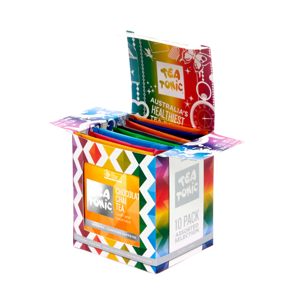 10 Teabag Box Colourful