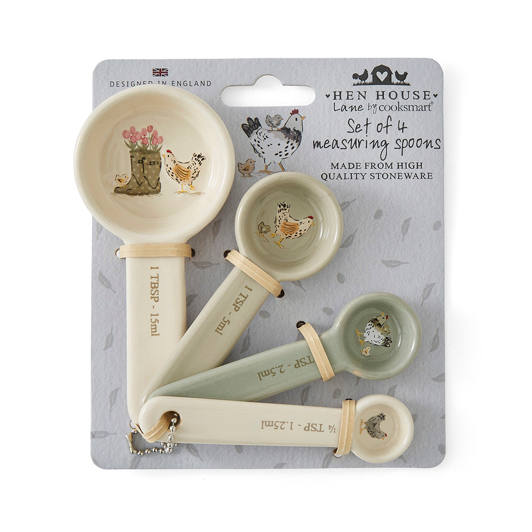 Hen House Lane Set of 4 Measuring Spoons