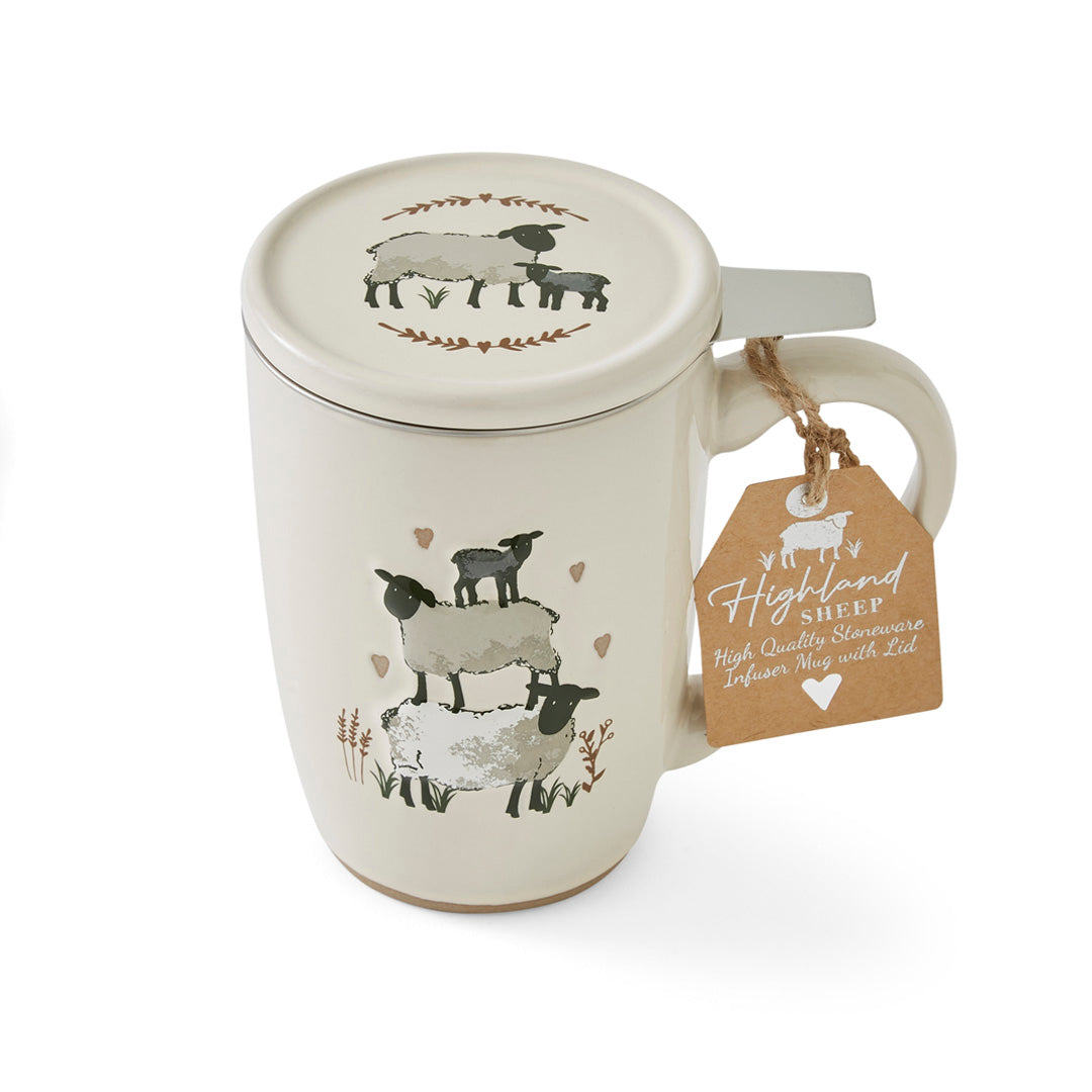 Highland Sheep Infuser Mug
