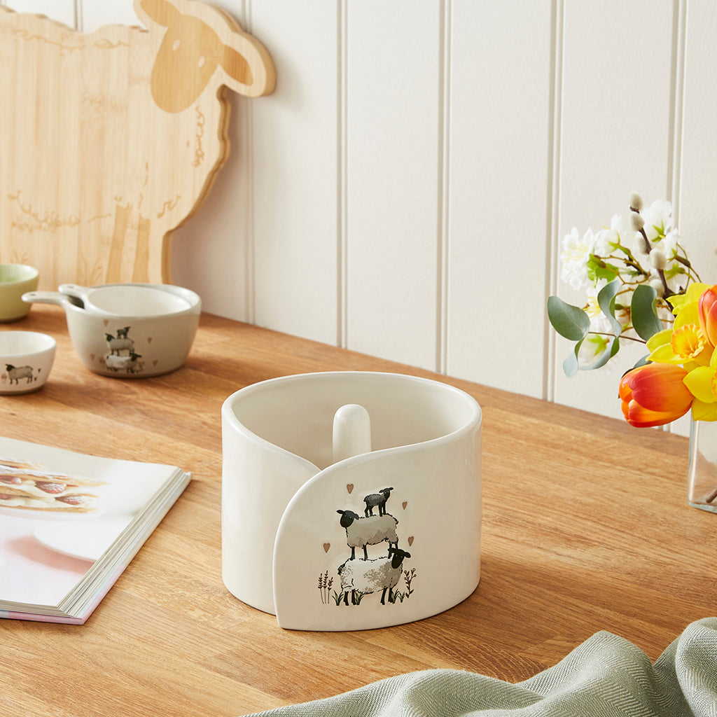 Highland Sheep Kitchen Roll Holder