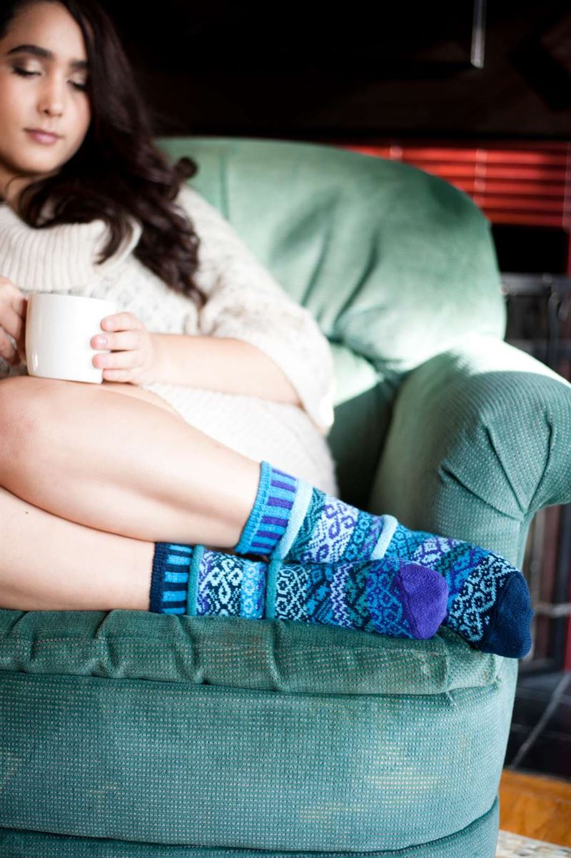 Water Adult Crew Solmate Sock