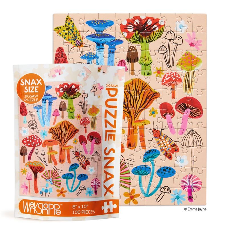 Mushroom Patch 100pce Puzzle Snax