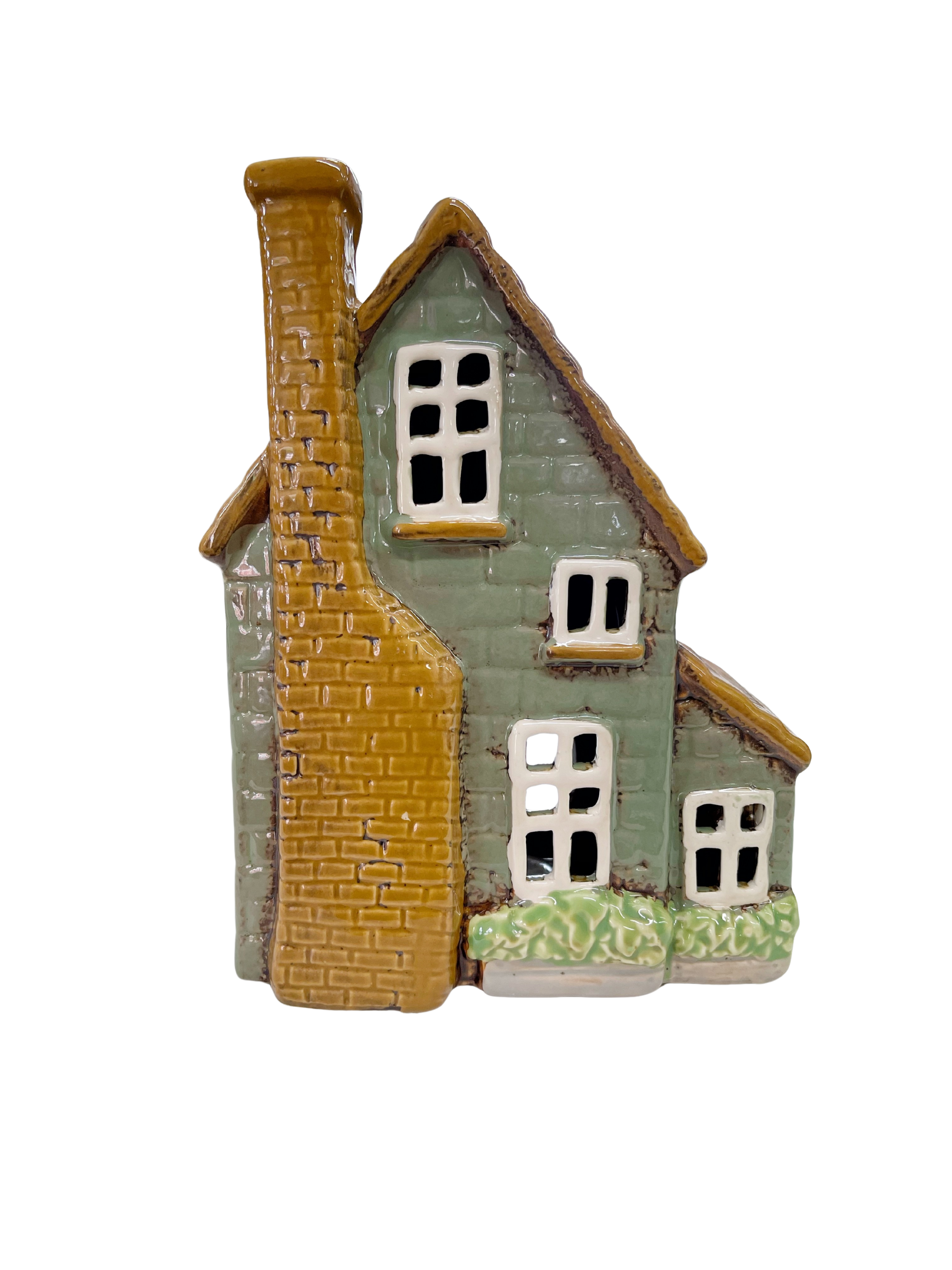 Green Stone Cottage TeaLight 054