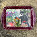 Small Cat & Tulips Tray
