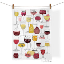 Load image into Gallery viewer, Wine Time 100% Cotton Tea Towel