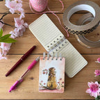 Goldie & Flowers Small Spiral Notebook