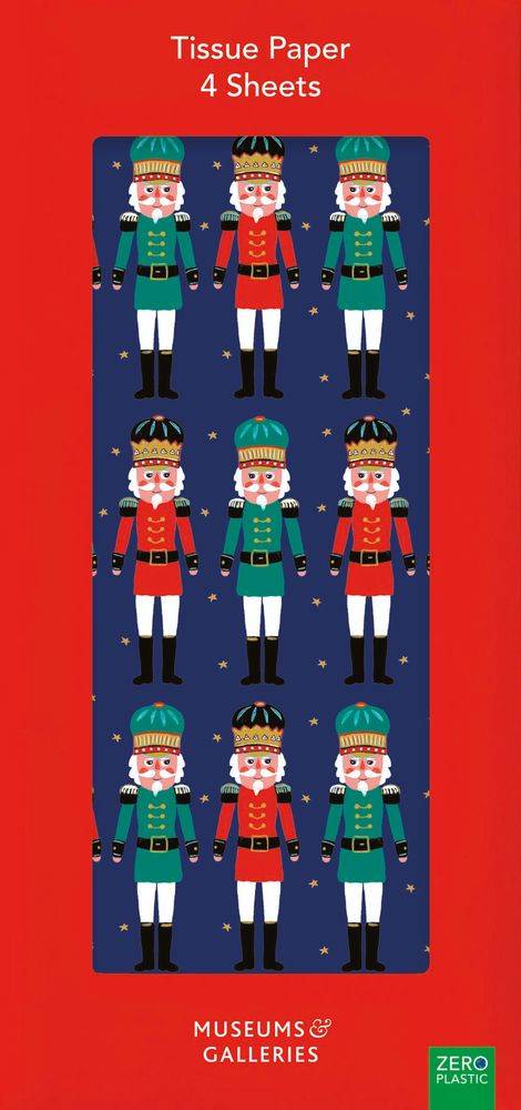 Nutcracker Christmas Tissue Wrap