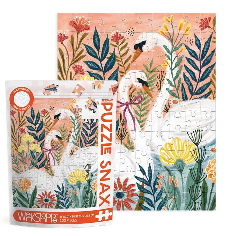 Serene Swans 100pce Puzzle Snax