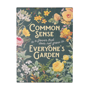 Common Sense Wall Plaque