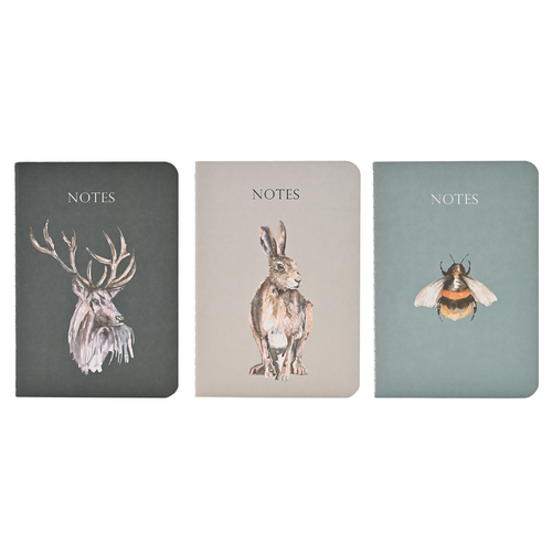 Meg Hawkins Set of 3 Notebooks